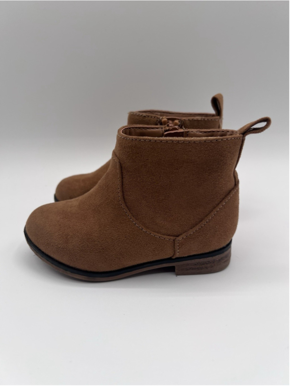 Cat & Jack Kids Boots Brown Suede Size 6 Ankle Booties - Picture 5 of 12